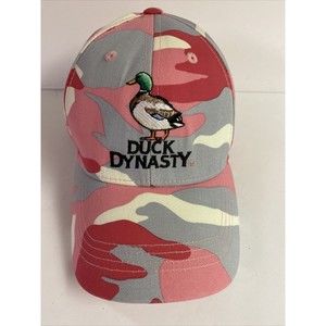 Outdoor Cap, Ladies Duck Dynasty Pink Camo Trucker Hat W/Hook And Loop Closure
